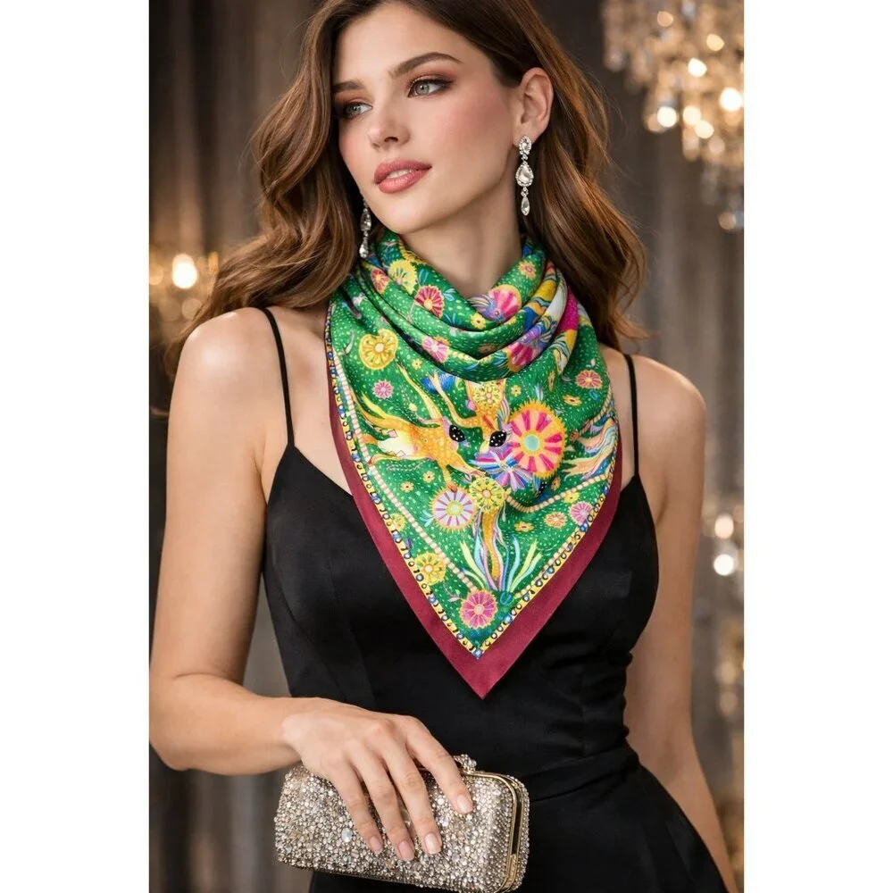Vintage silk scarf